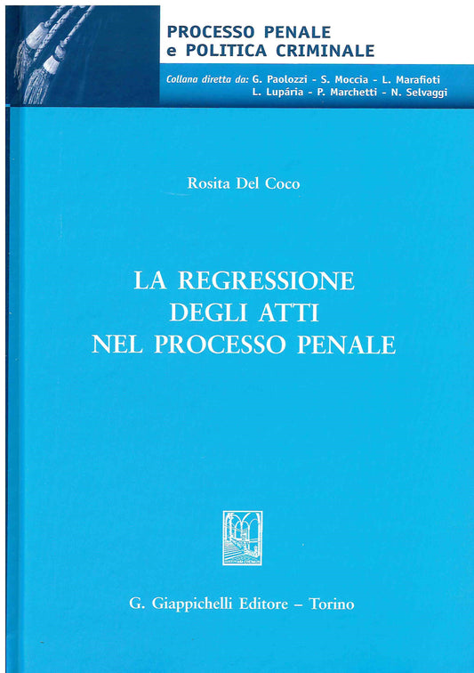 Regressione atti processo penale - Del Coco