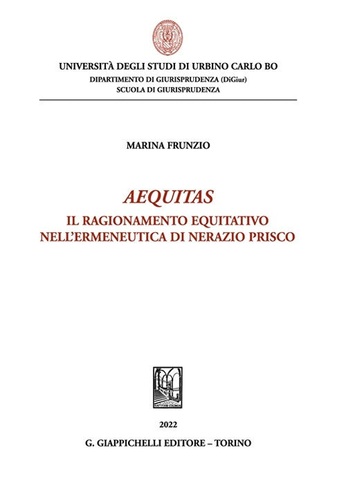 Aequitas ragionamento equitativo - Frunzio