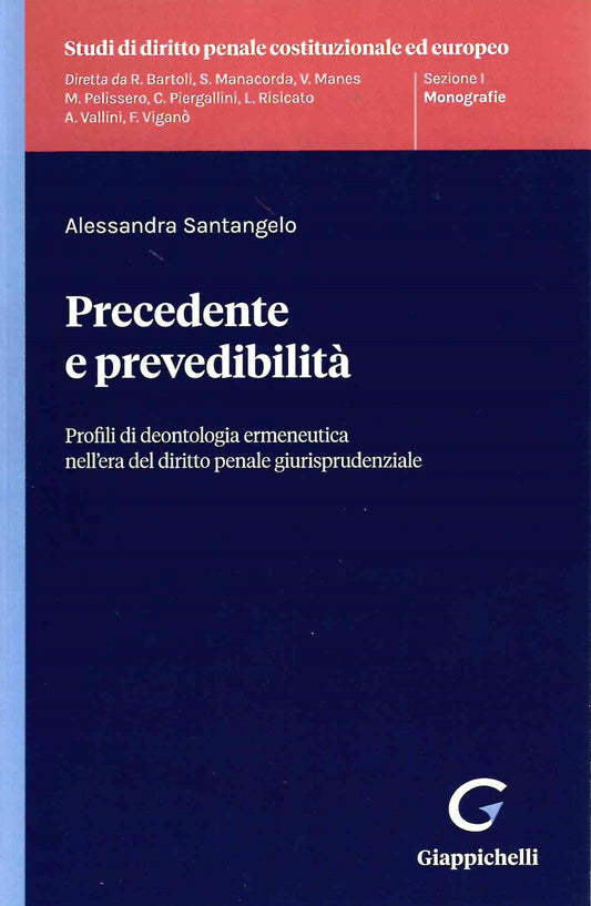 Precedente e prevedibilita' - Santangelo