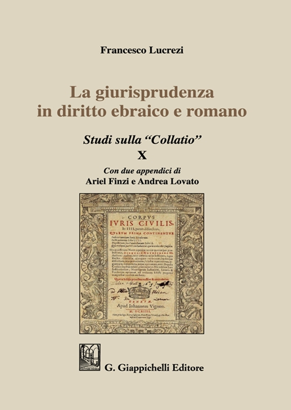 Giurisprudenza dir.ebraico e romano - Lucrezi