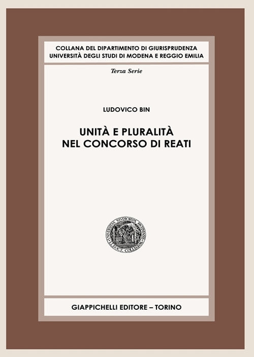 Unita' e pluralita' concorso di reati - Bin