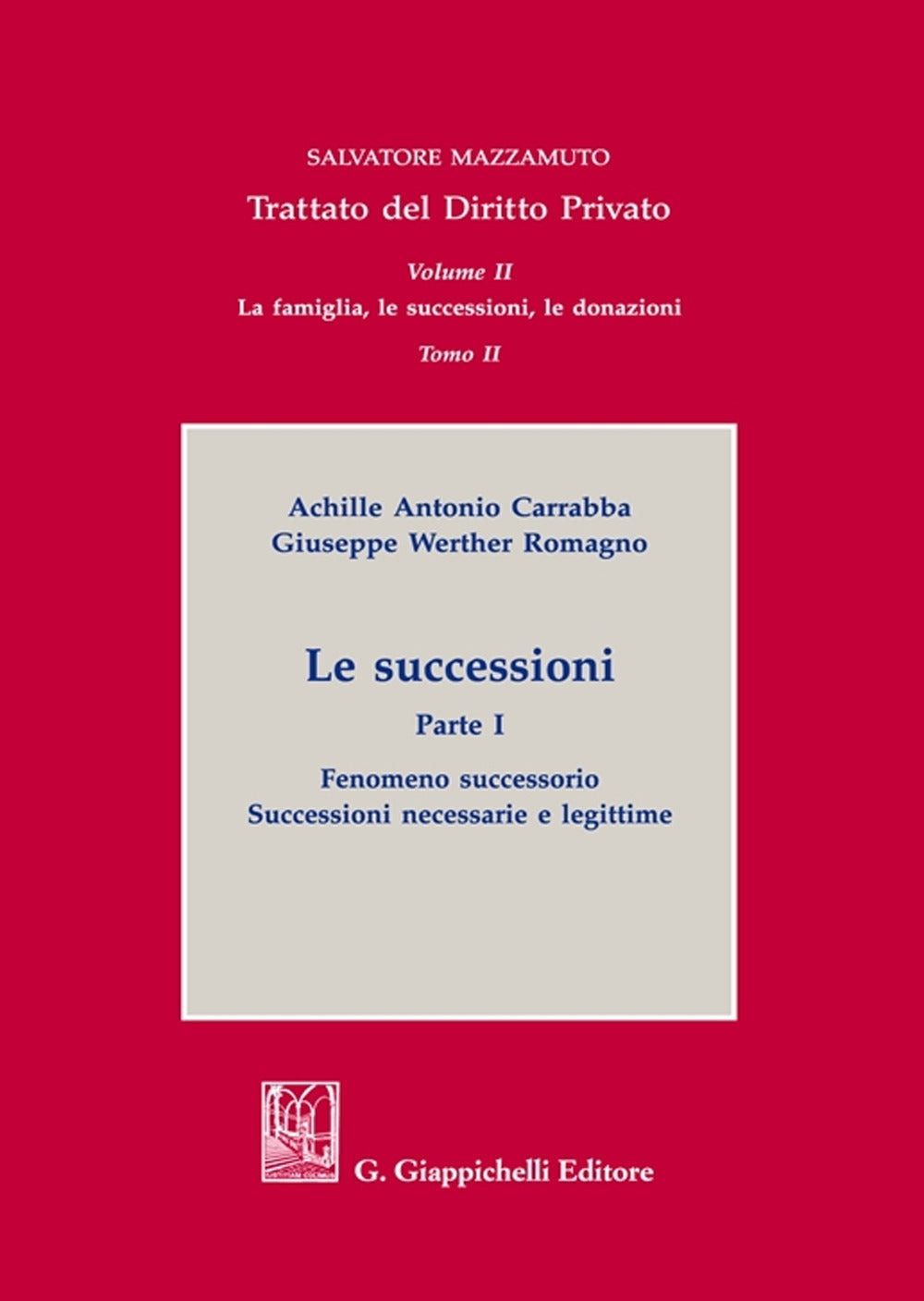 Successioni vol.2 parte I - Carrabba Romagno
