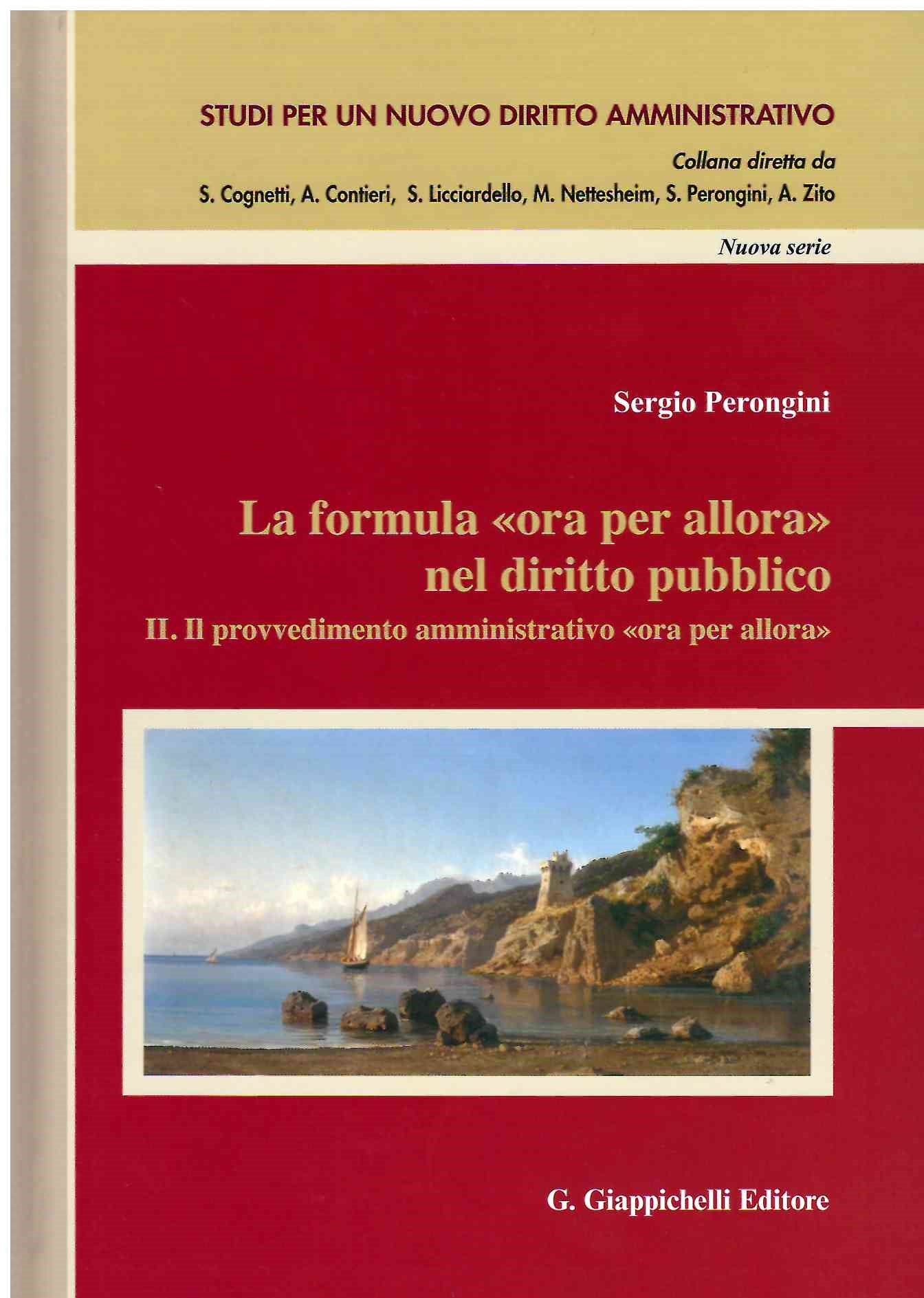 Formula ora per allora nel dir. pubb.V2 - Pergoncini