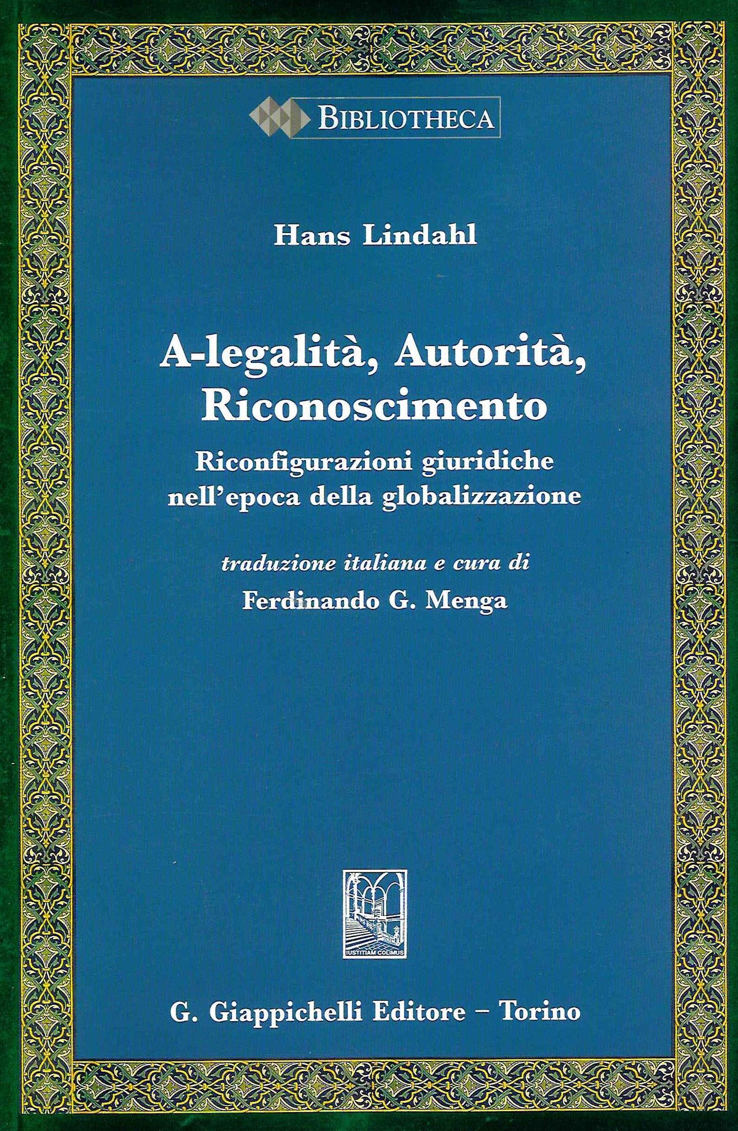 A-legalità autorità riconoscimento - Lindahl