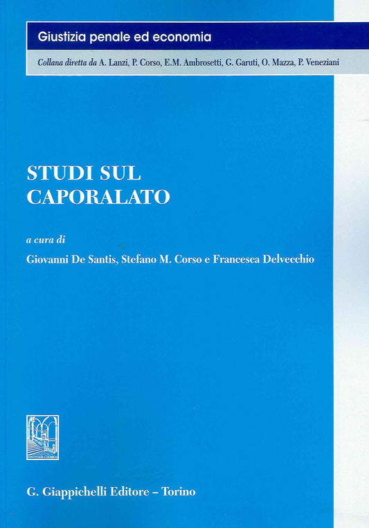 Studi sul capolarato - De Santis