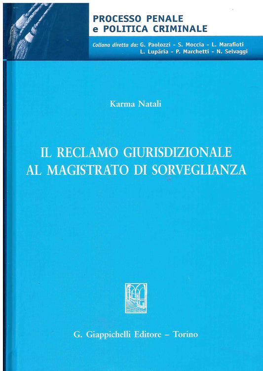 Reclamo giurisdizionale magistrato sorv. - Natali
