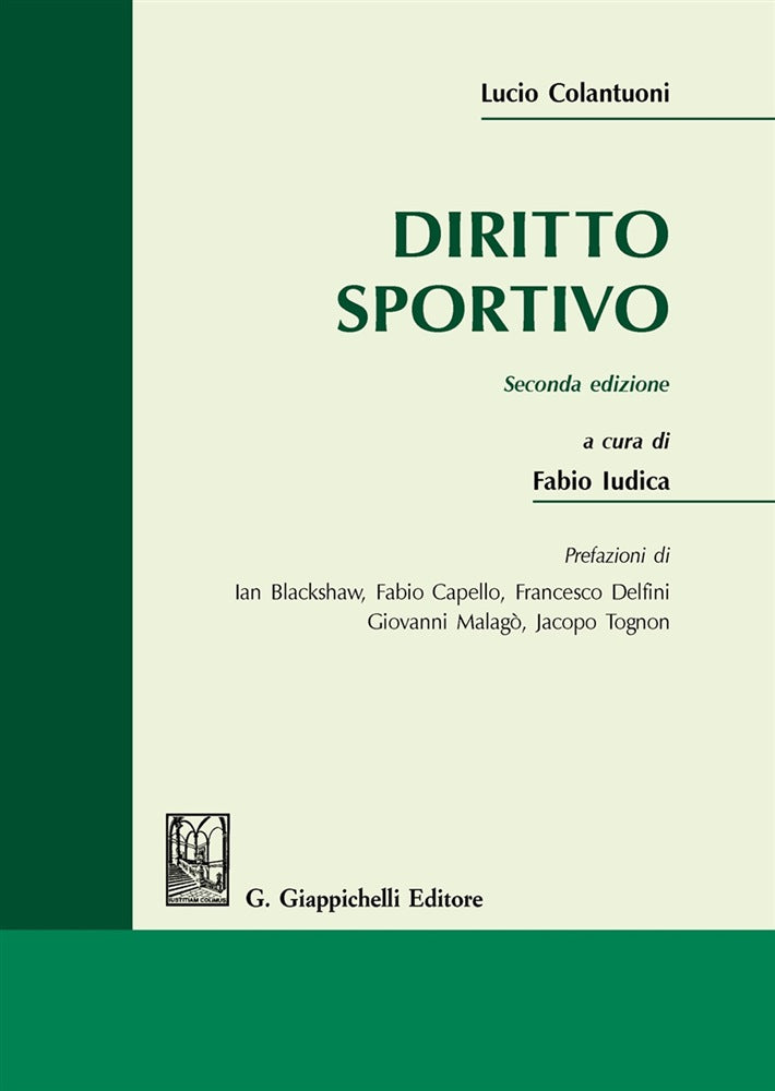 Diritto sportivo 2ed. - Colantuoni