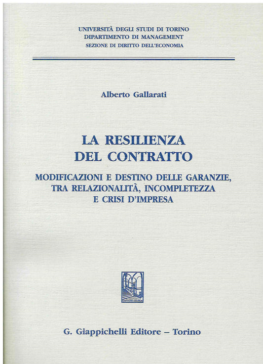 Resilienza del contratto - Gallarati