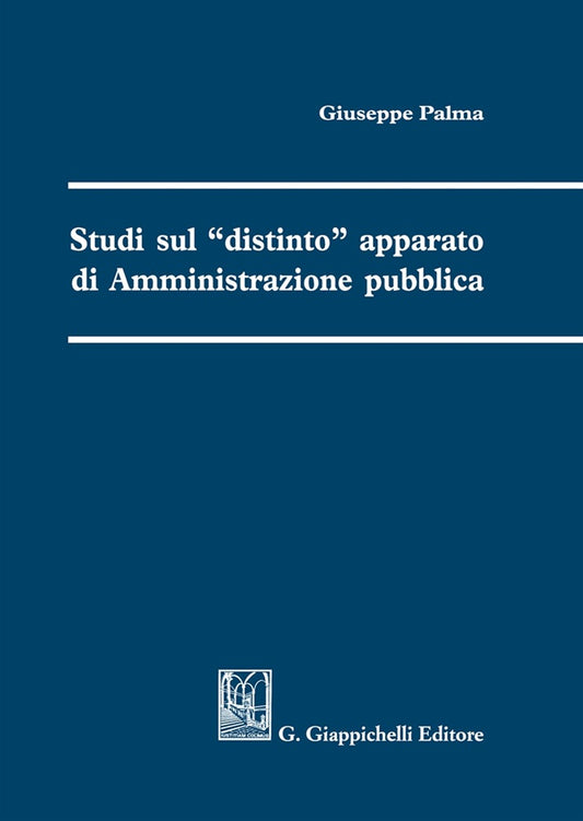 Studi sul distinto apparato amm.pubblica - Palma