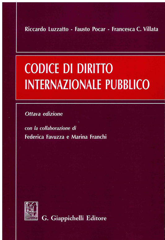 Codice diritto intern.pubblico 8ed. - Luzzatto