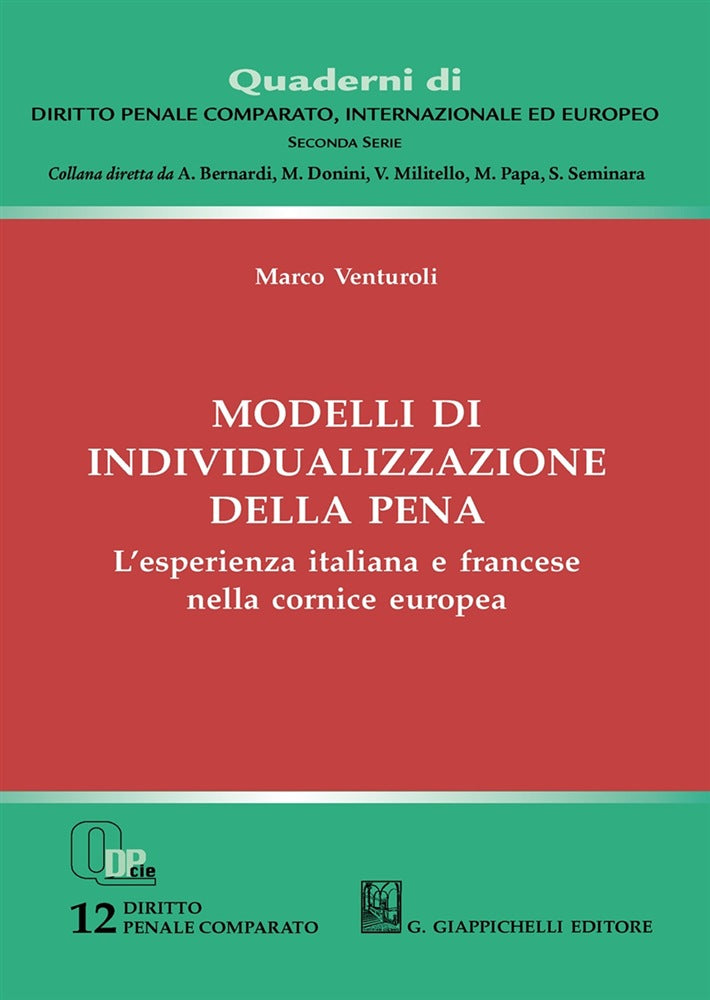 Modelli individualizzazione pena - Venturoli