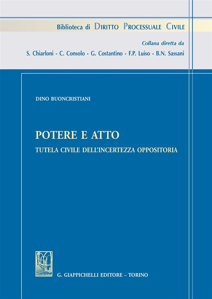 Potere e atto - Buoncristiani