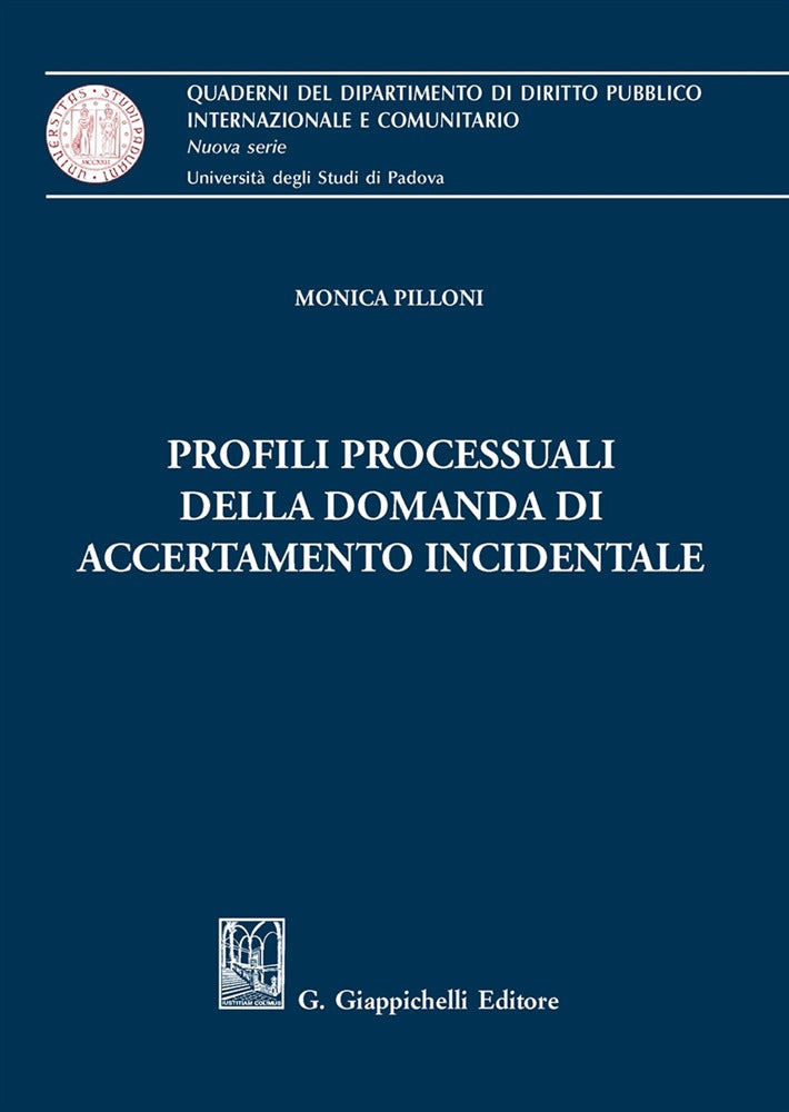 Profili processuali domanda accert.incid - Pilloni