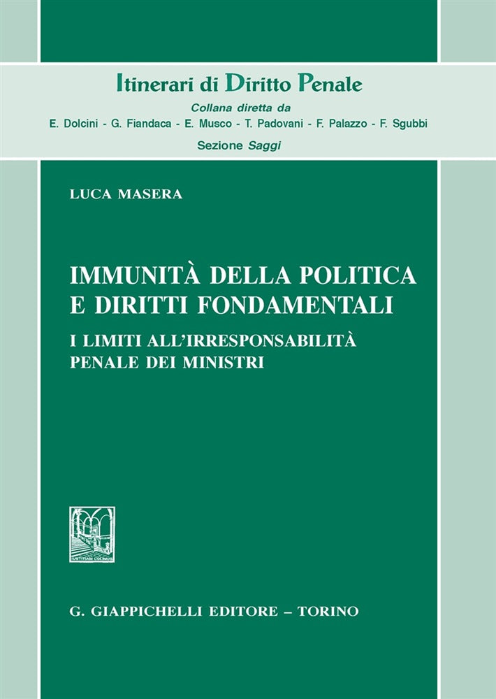 Immunità politica e diritti fondamentali - Masera