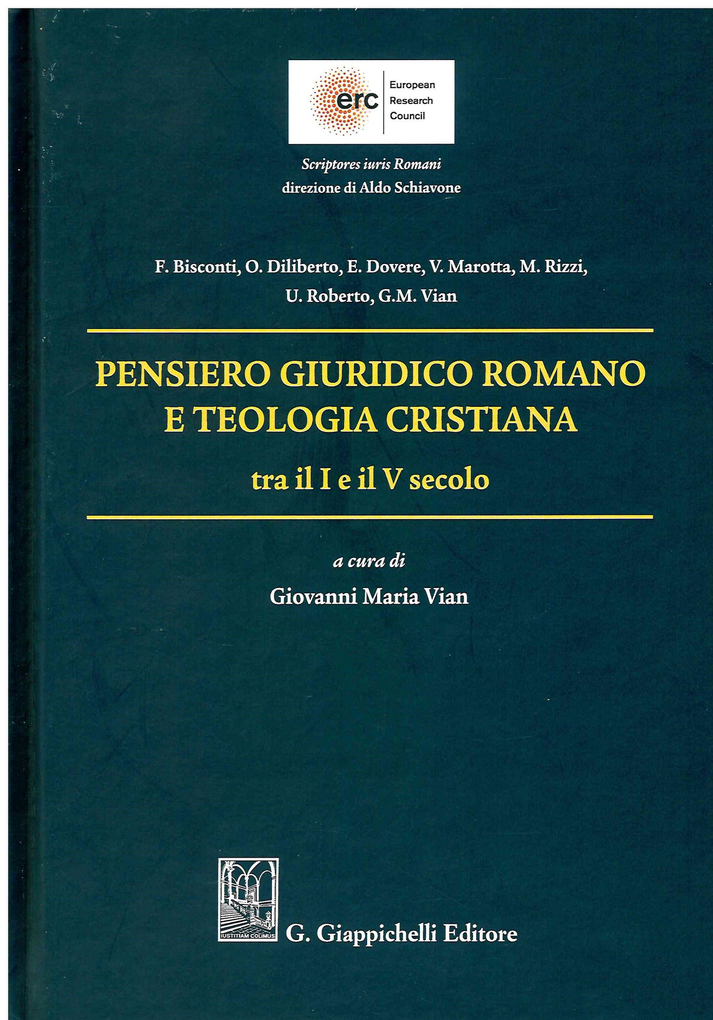 Pensiero giur.romano teologia cristiana - Vian
