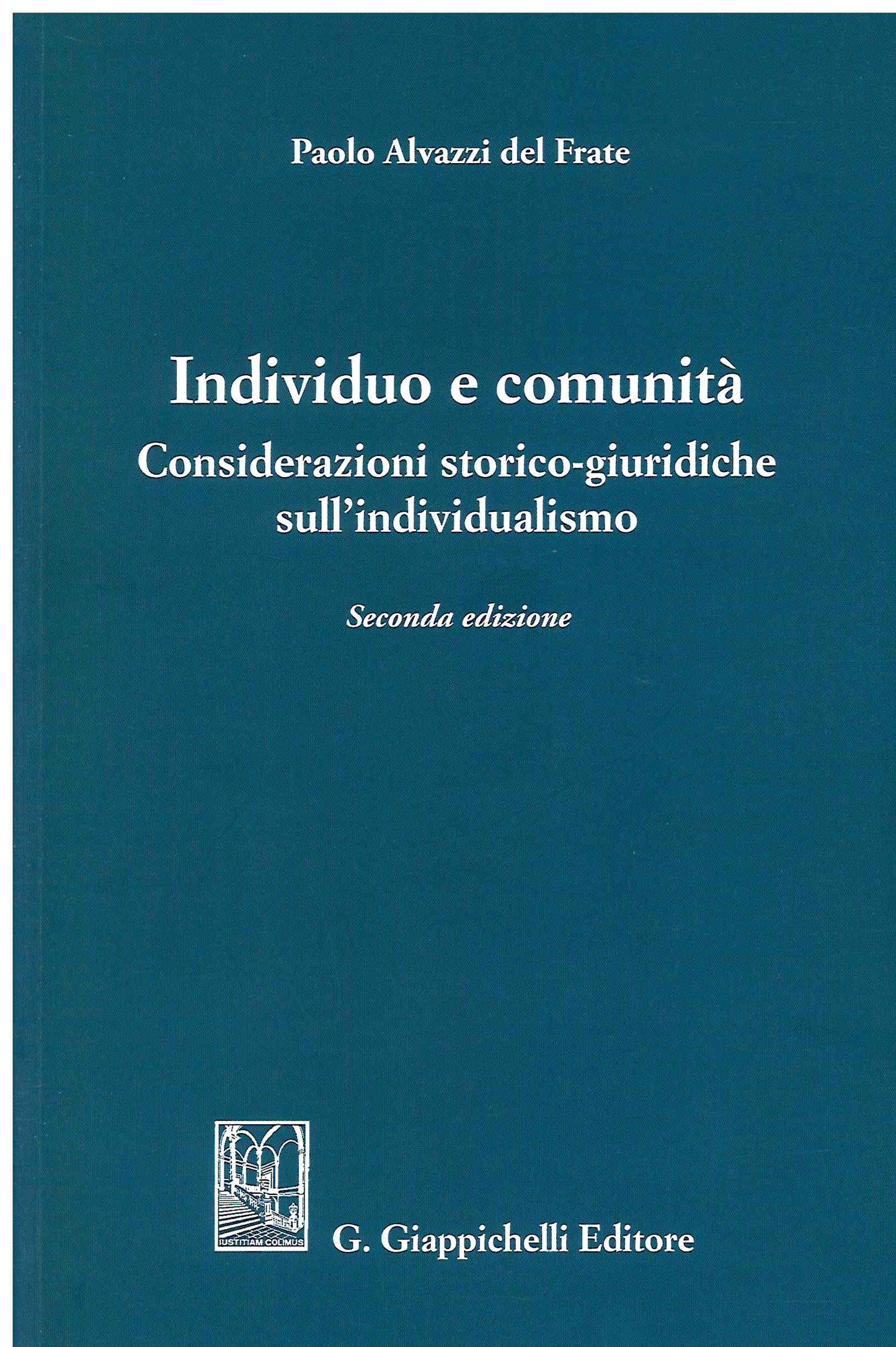 Individuo e comunita' 2ed. - Alvazzi Del Frate