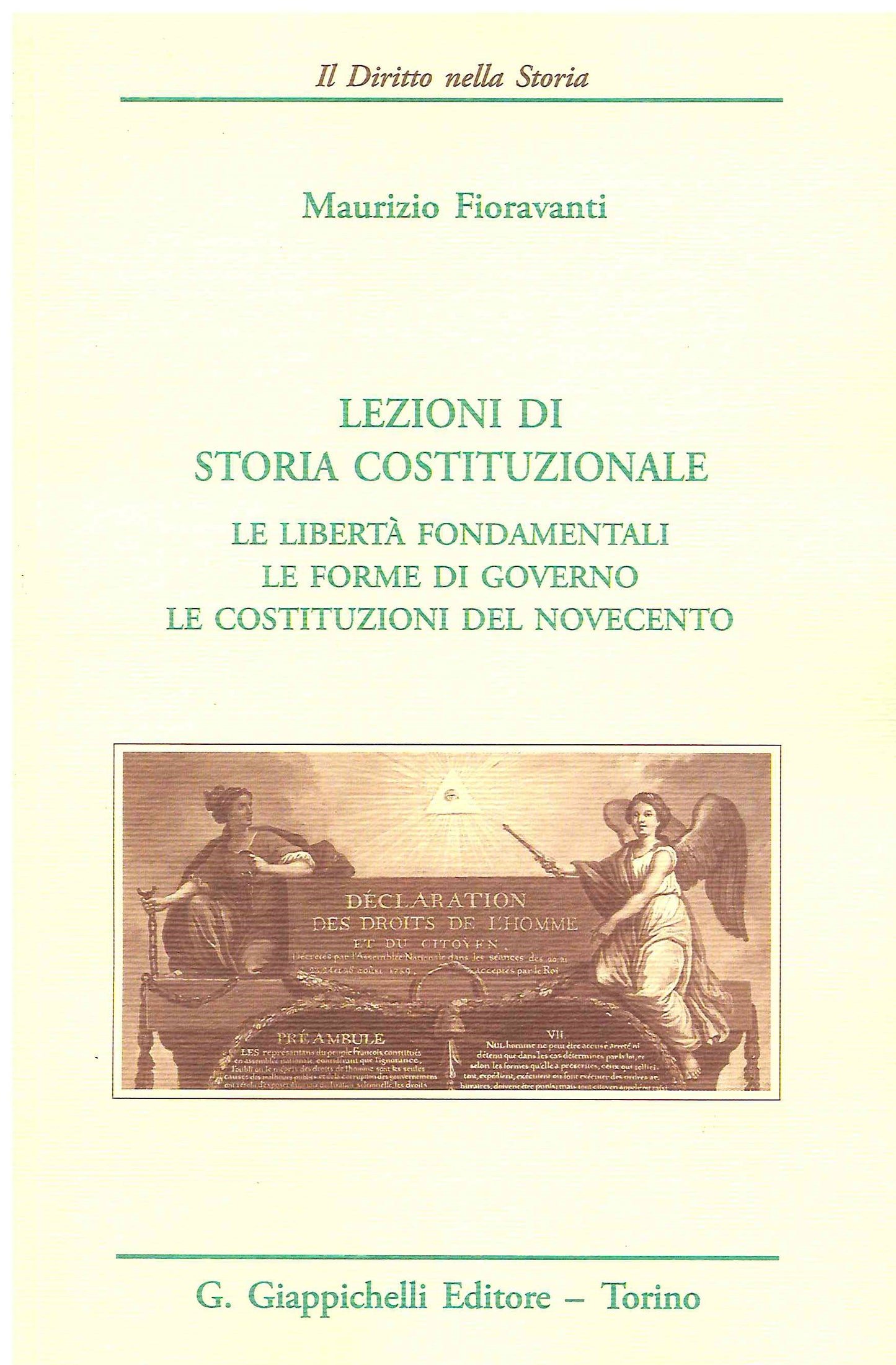 Lezioni storia costituzionale - Fioravanti