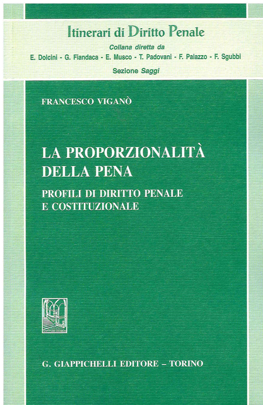 Proporzionalità della pena - Viganò