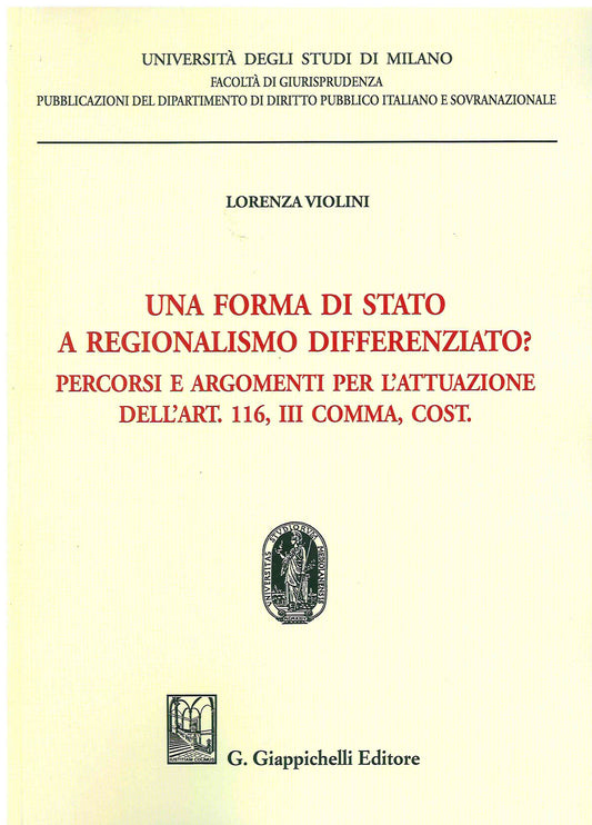 Una forma stato regionalismo differenz. - Violini