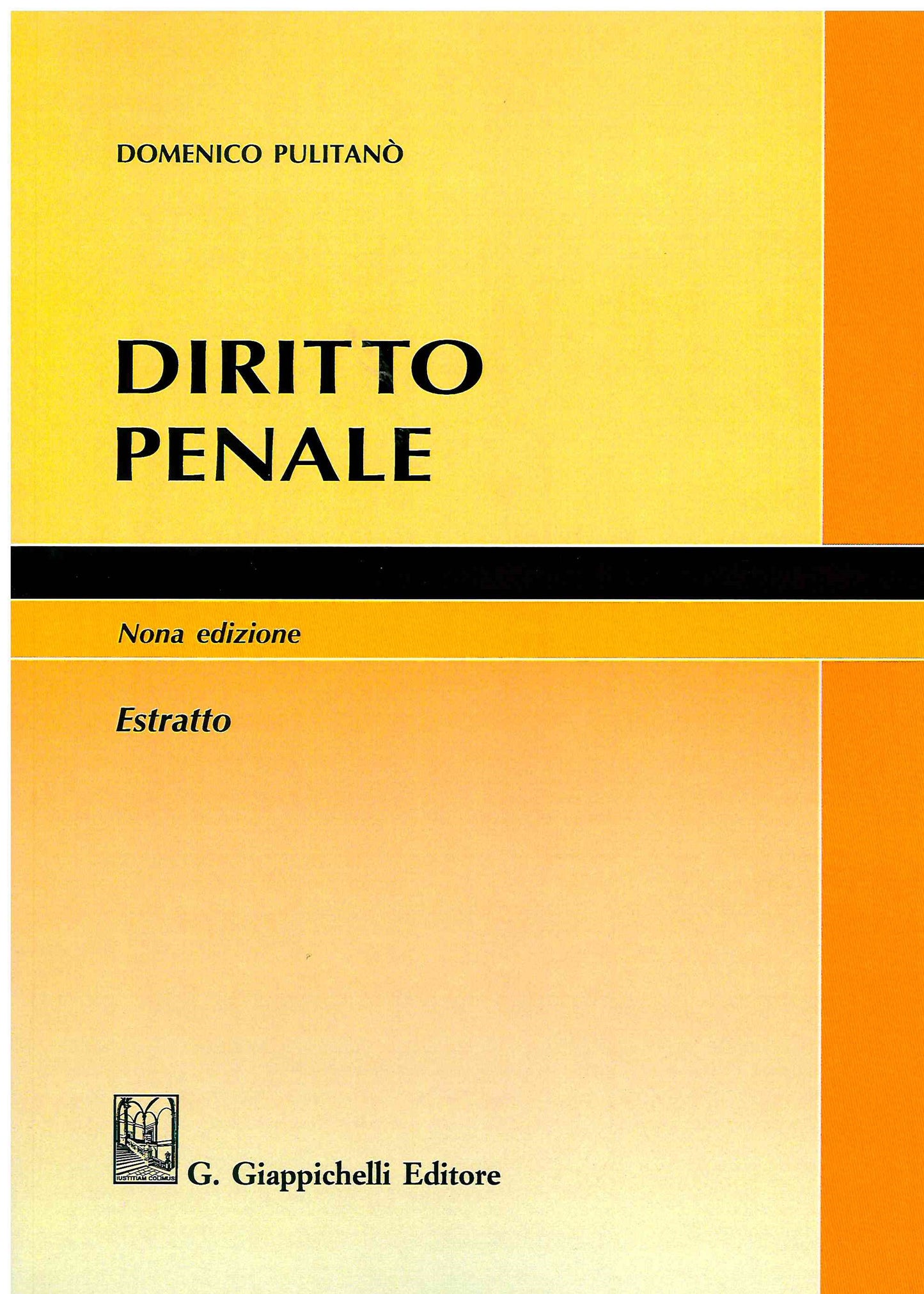 Diritto penale estratto 9ed. - Pulitano'