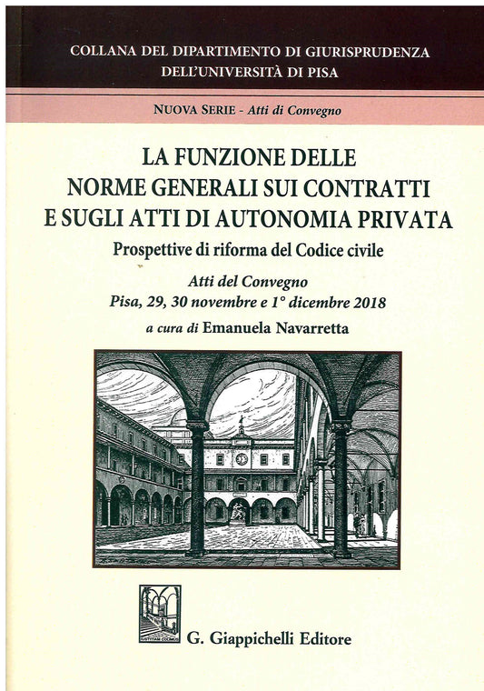 Funzione norme generali contratti - Navarretta