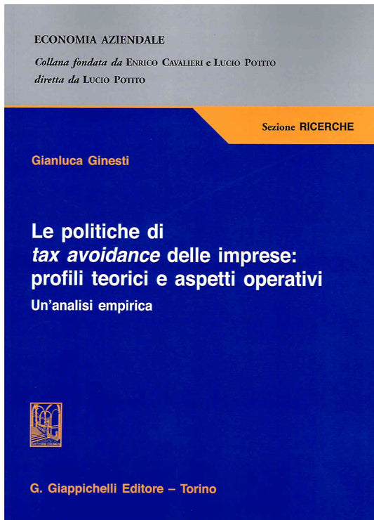 Politiche tax avoidance delle imprese - Ginesti