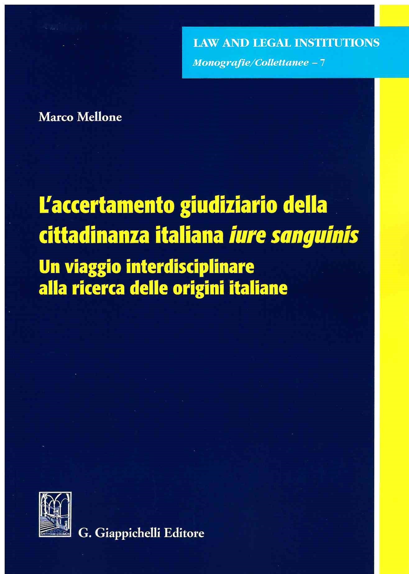 Accertamento giudiziario citt. italiana - Mellone