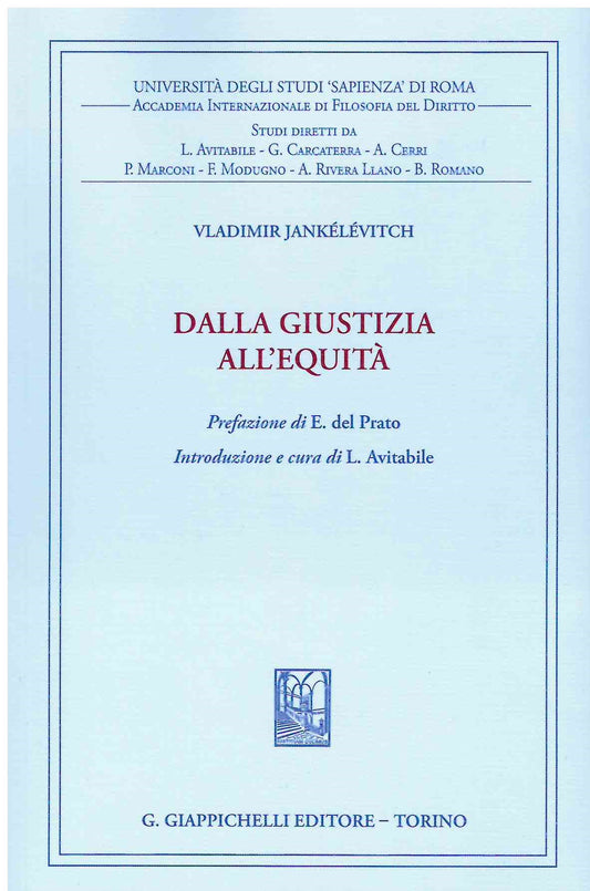 Dalla giustizia all'equita' - Jankelevtch