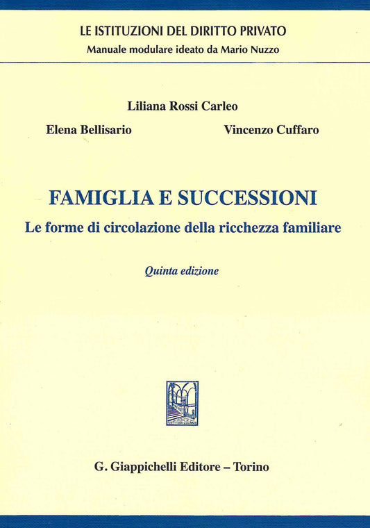 Famiglia e successioni 5ed. - Rossi Carleo