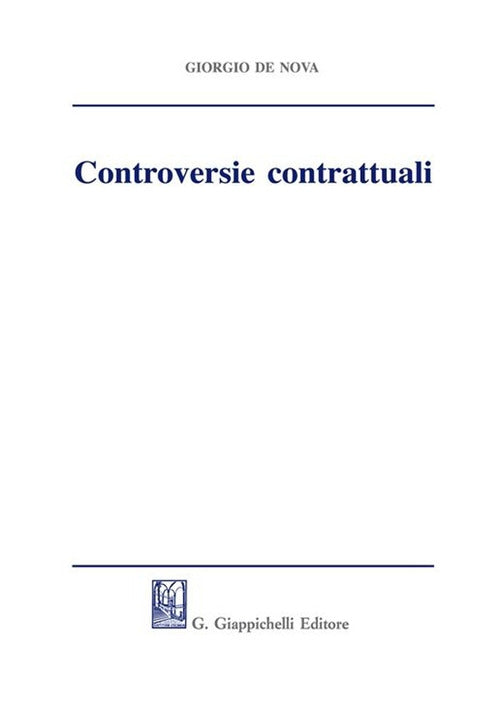 Controversie contrattuali - De Nova