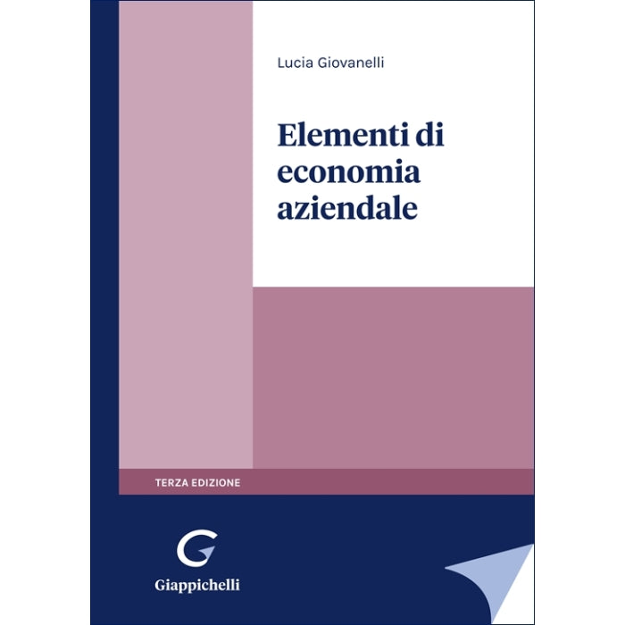 Elementi di economia aziendale - Giovanelli Lucia
