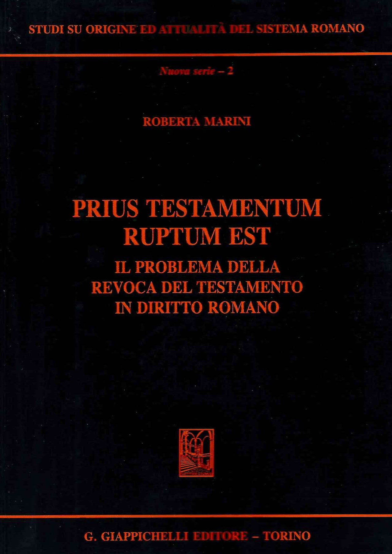 Prius testamentum raptum est - Marini