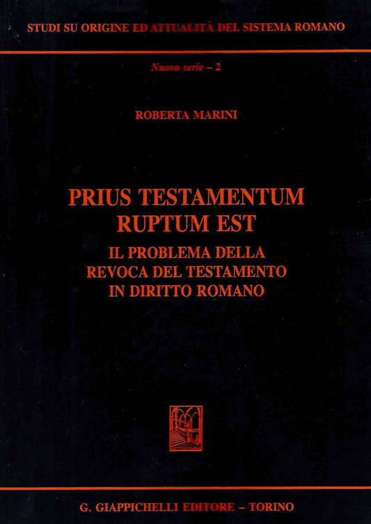 Prius testamentum raptum est - Marini