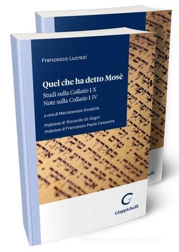Studi sulla collatio cofanetto 2vol. - Lucrezi
