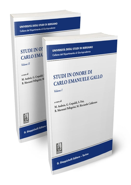 Studi in onore di gallo 2vol. - Crepaldi