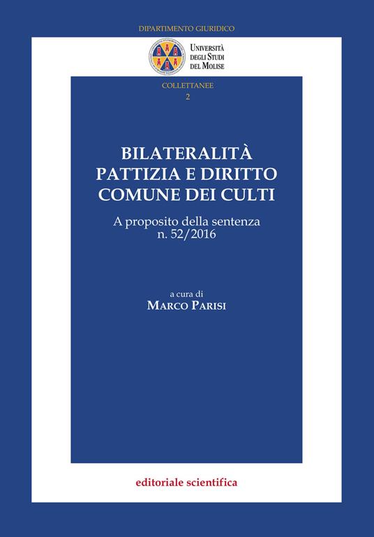 BILATERALITA' PATTIZIA DIRITTO COMUNE CU - PARISI