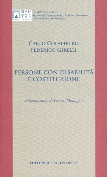 PERSONE CON DISABILITA' E COSTITUZIONE - COLAPIETRO