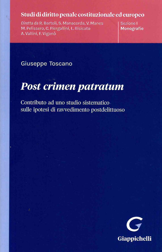 Post crimen patratrum - Toscano