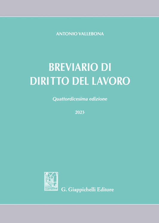 Breviario diritto del lavoro 14ed. - Vallebona