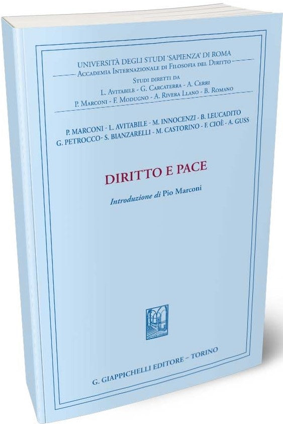 Diritto e pace - Marconi Avitabile