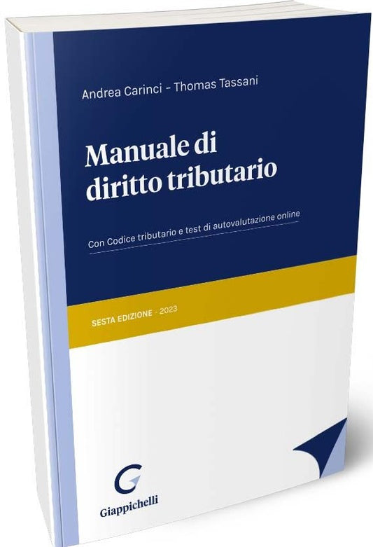 Manuale di diritto tributario 6ed. - Carinci