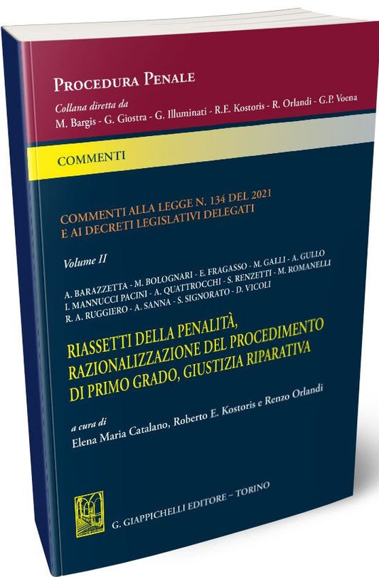 Commenti alla Legge N.134 del 2021 e ai Decreti Legislativi Delegati - Catalano