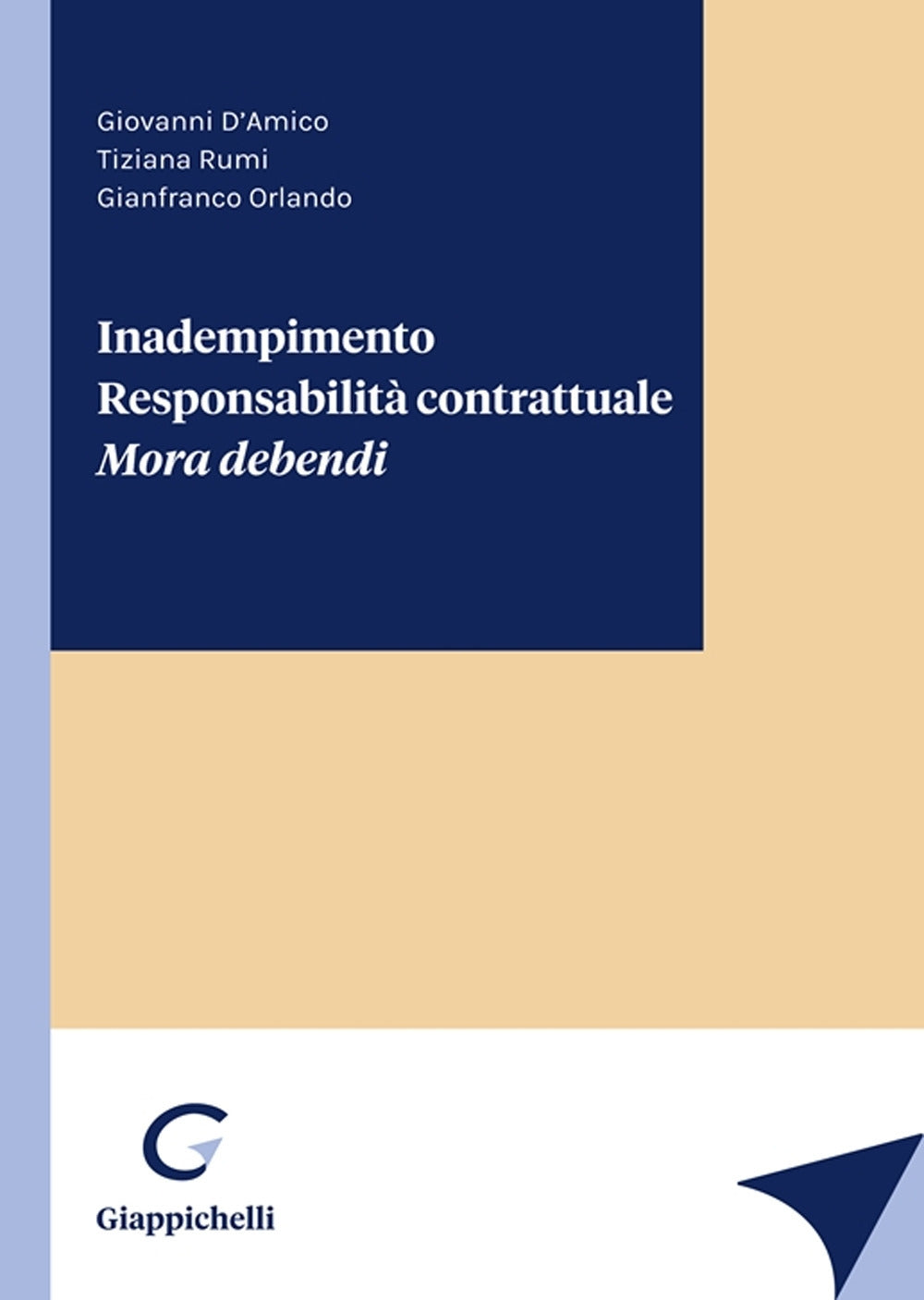 Inadempimento responsabilita' contratt. - D'Amico
