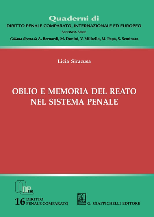 Oblio e memoria del reato - Siracusa