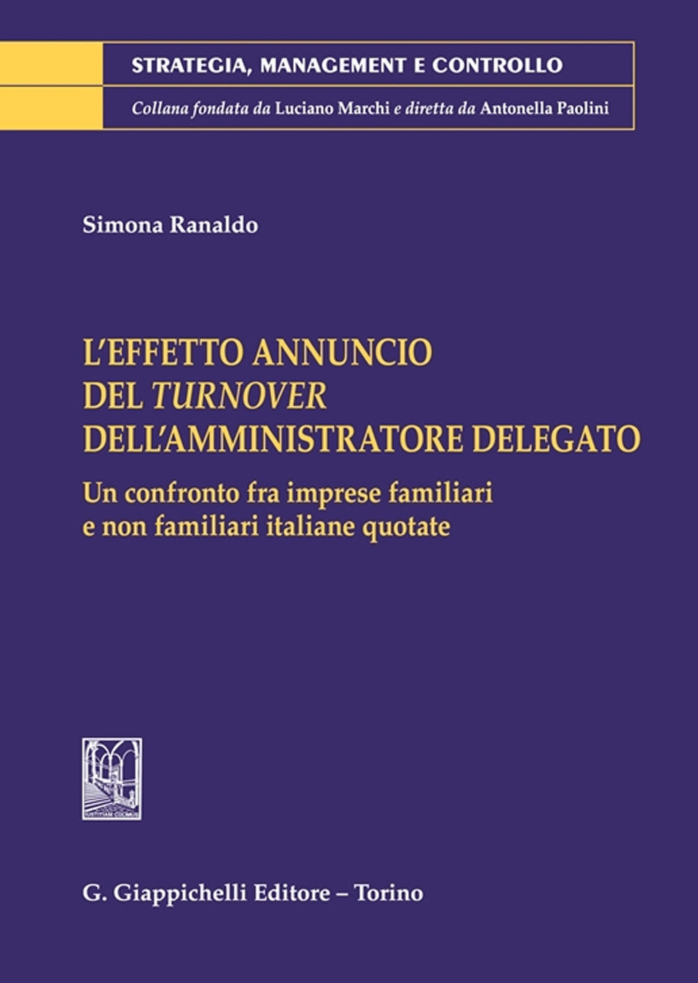 Effetto annuncio turnover amm.delegato - Ranaldo