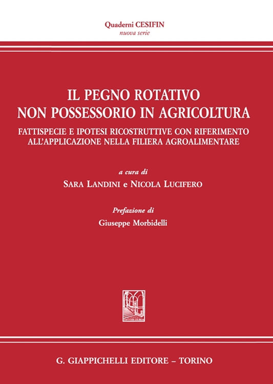 Pegno rotativo non possessorio agricolt. - Landini Lucifero