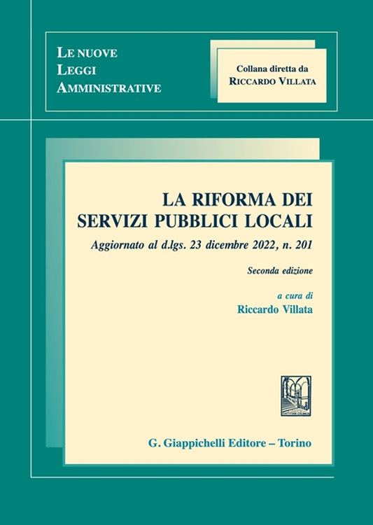 Riforma servizi pubblici locali 2ed. - Villata