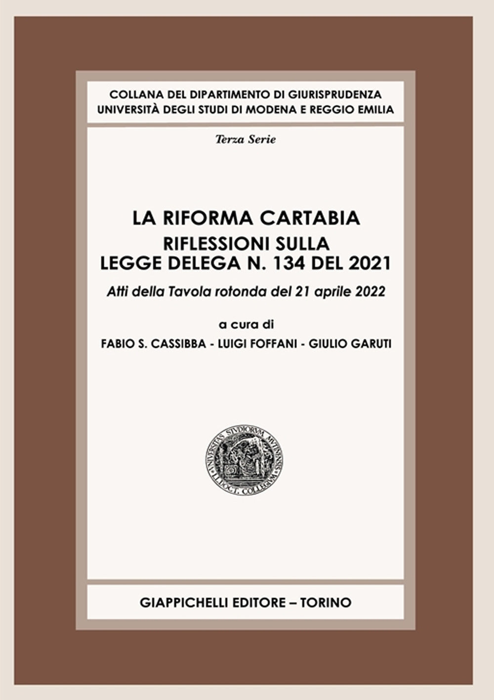 Riforma cartabia rifless.legge delega - Cassibba