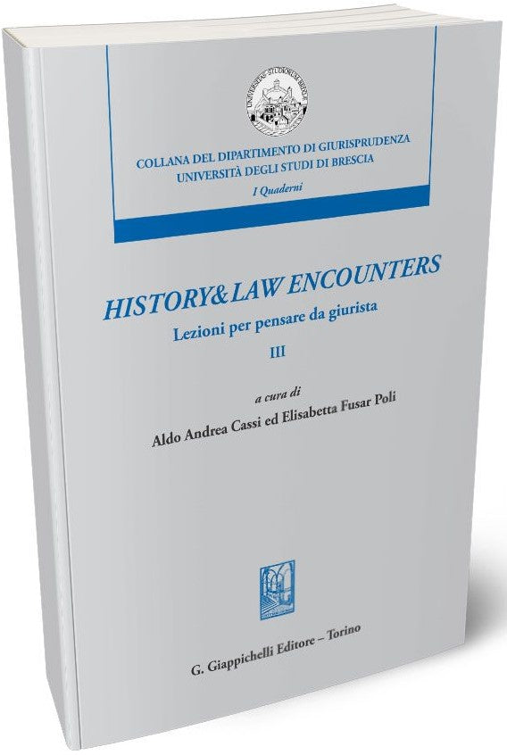 History ald law encou III - Cassi Fusar Poli