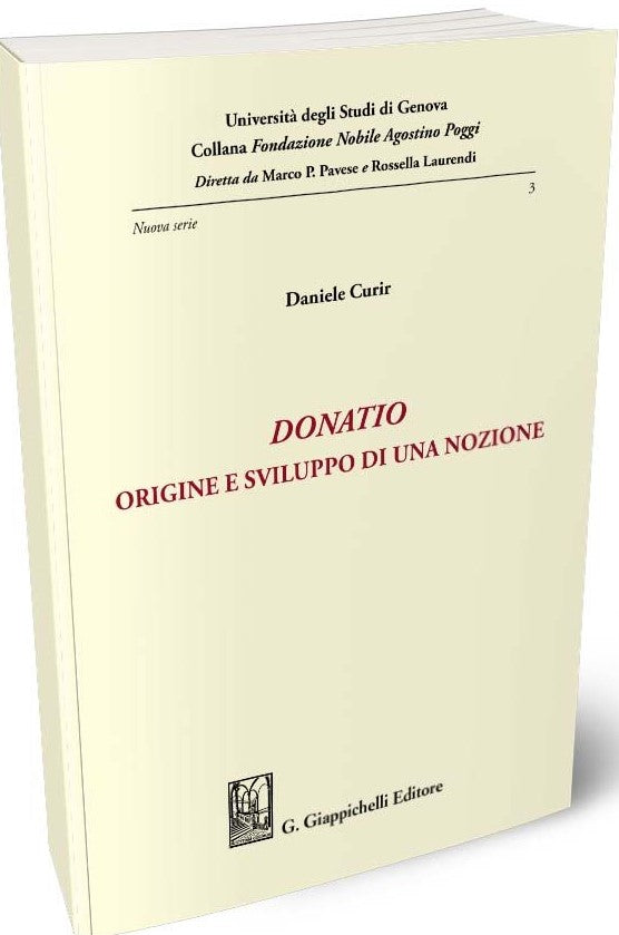 Donatio. Origine e sviluppo di una nozione - Curir